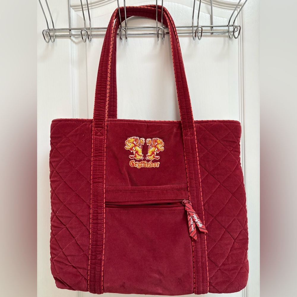 Vera Bradley Harry Potter Gryffindor Quilted Red Tote Bag